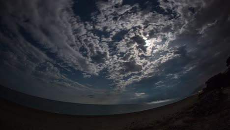 playa de cerdeña luna llena 4k 05