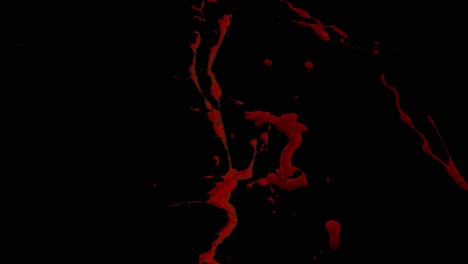 blood spatter with alpha background 01