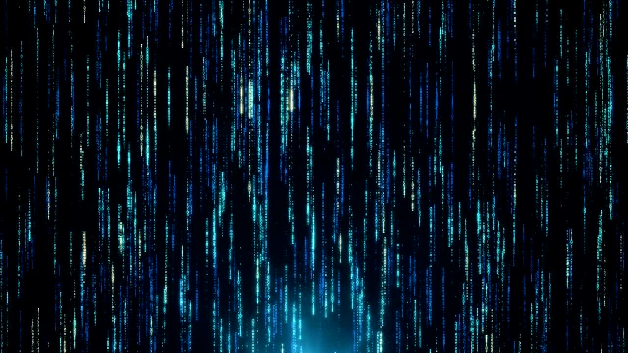 Abstract background of binary code