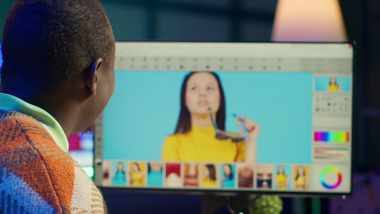 Photo and Video Editing Workspace