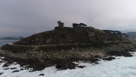 Costa-Española-Ciudad-De-Baiona-Vista-Aérea