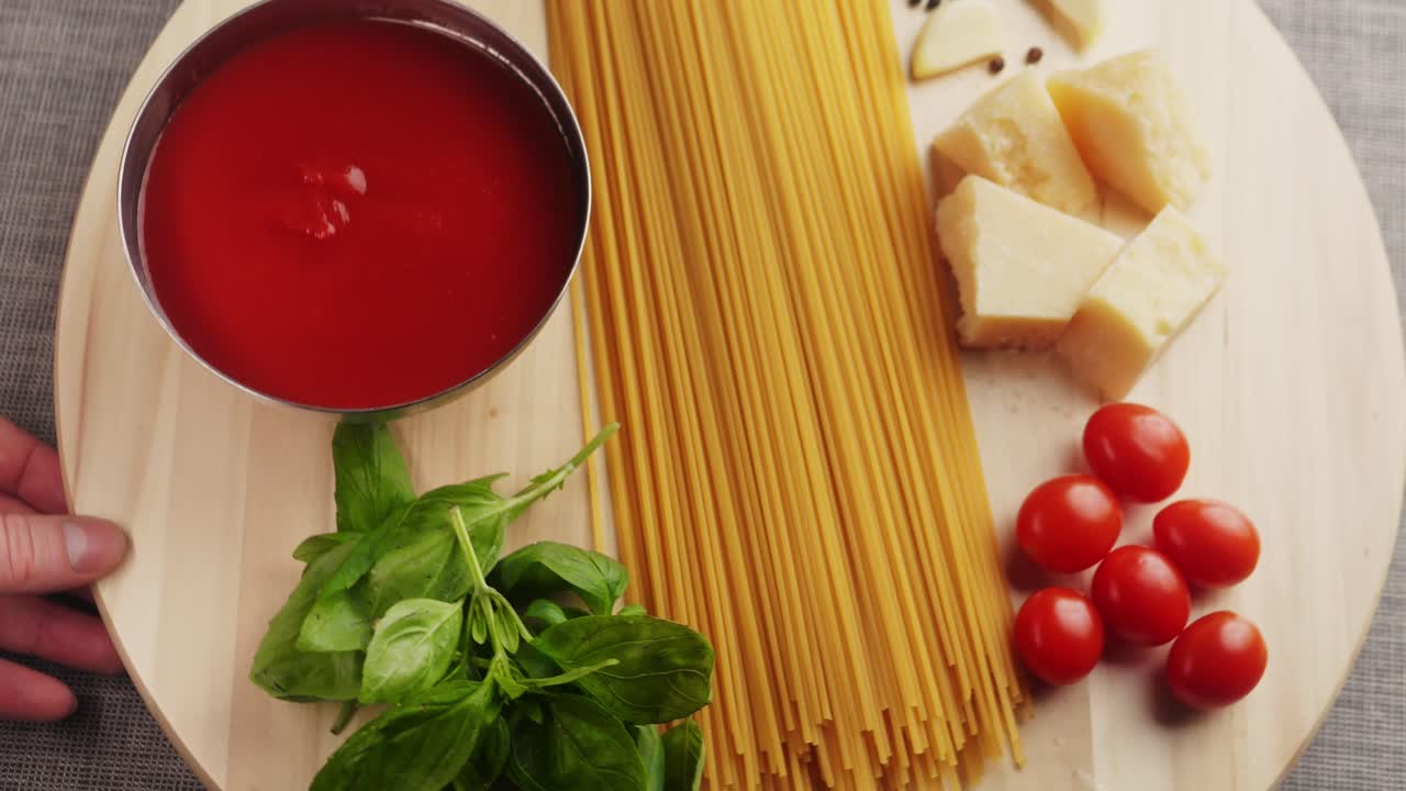 Spaghetti Ingredients