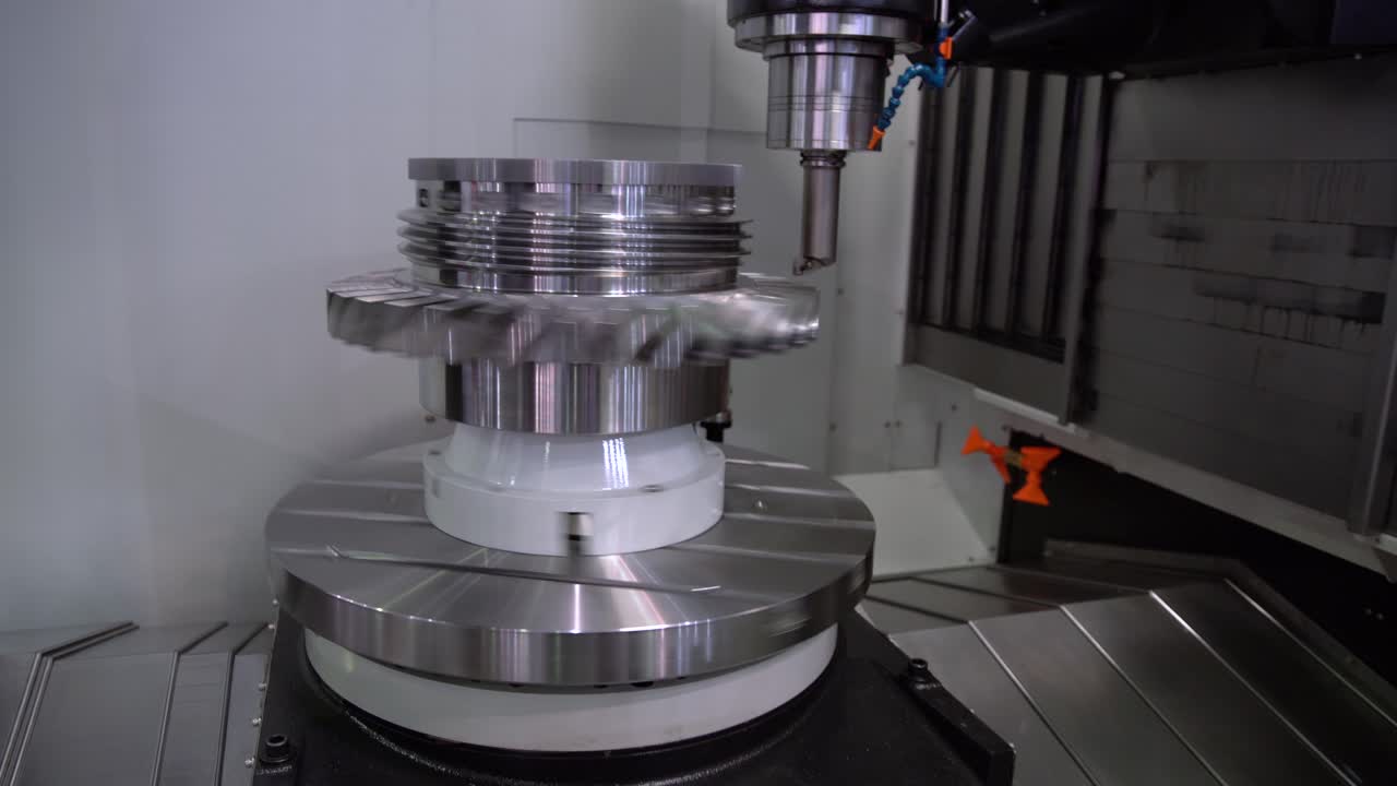 Fresatrice CNC per la lavorazione dei metalli.