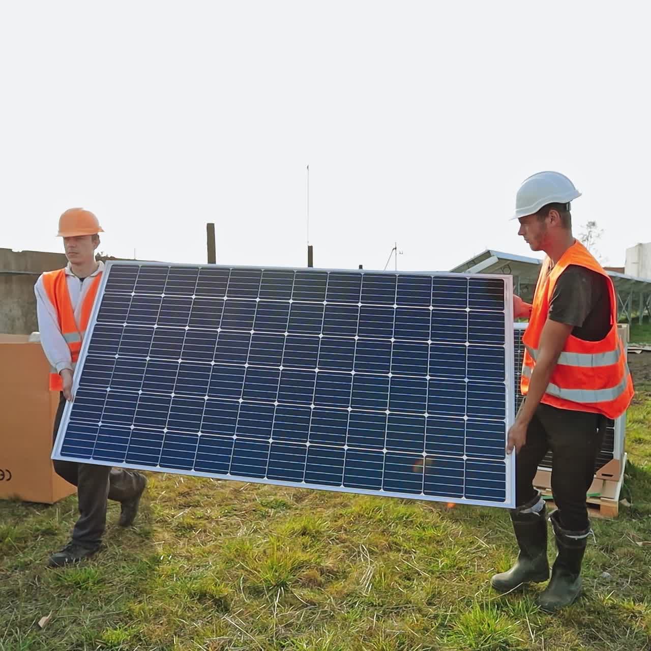 Installing of photovoltaic panels