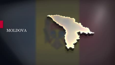 3d animated map of moldova