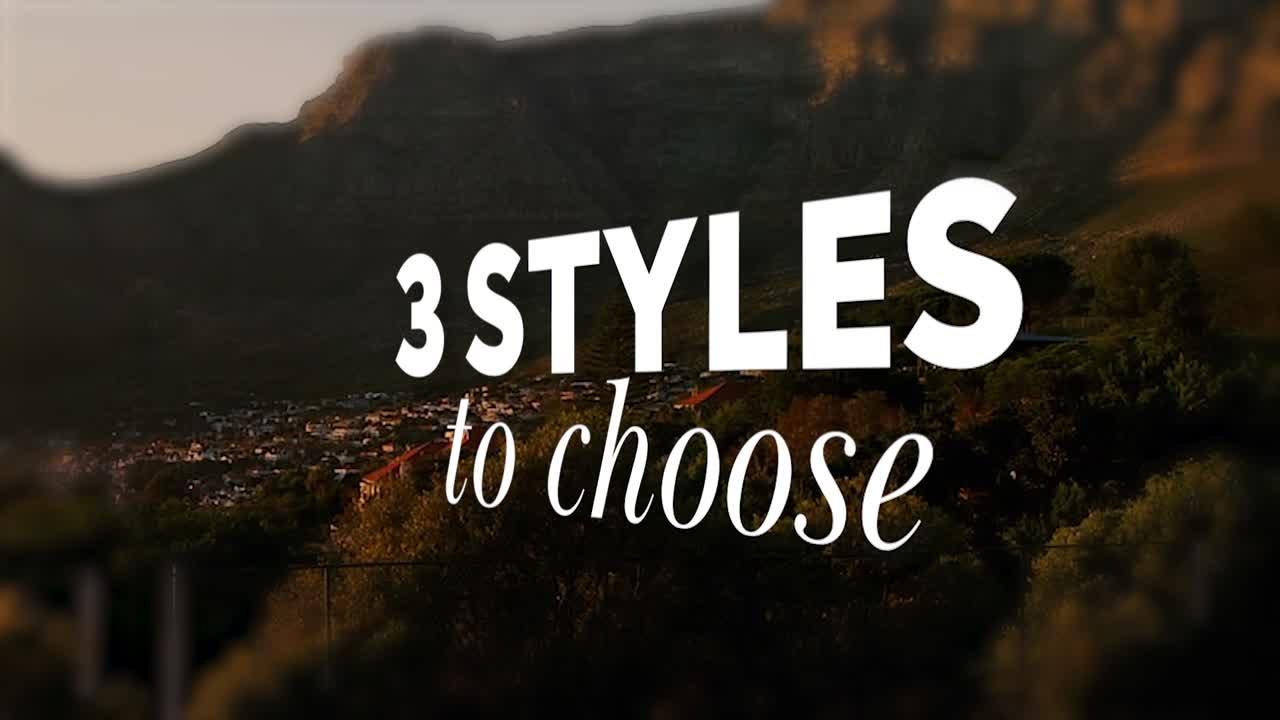 Dynamic Text Transitions Over Diverse Natural Landscapes