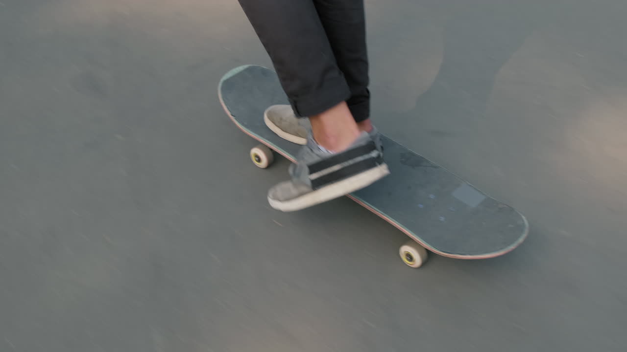Unrecognizable Guy Skating
