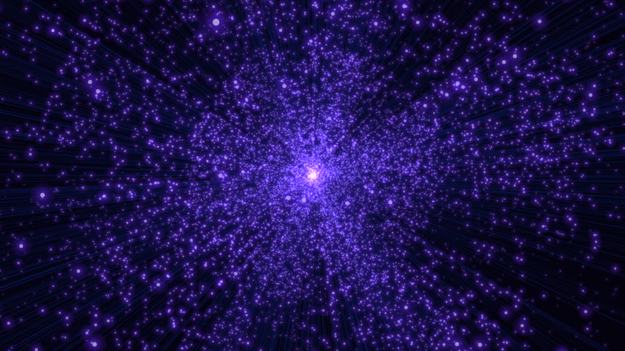 Stellar circularity a mesmerizing cosmic dance in purple and blue