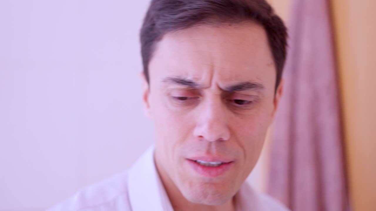 Tries to take a selfie but he doesn't look good