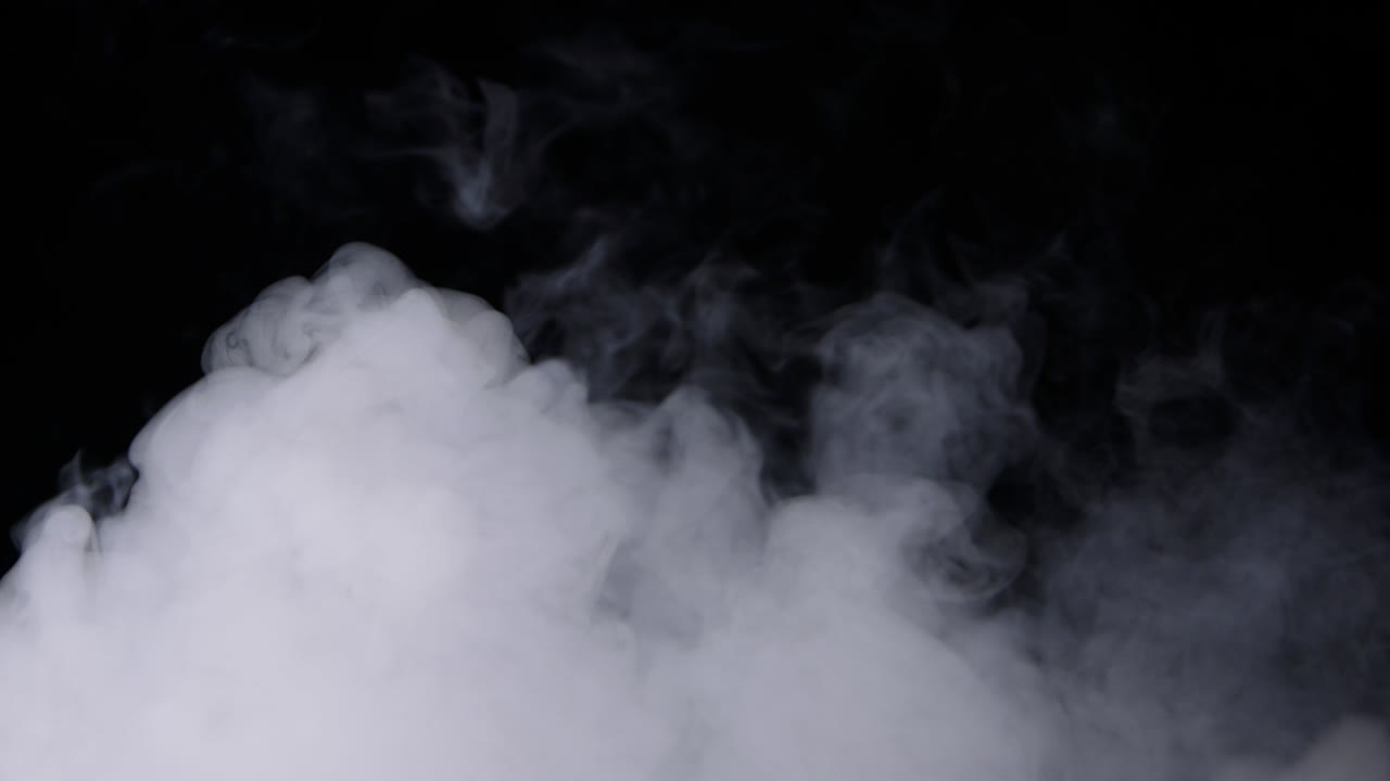 hielo seco realista nubes de humo niebla