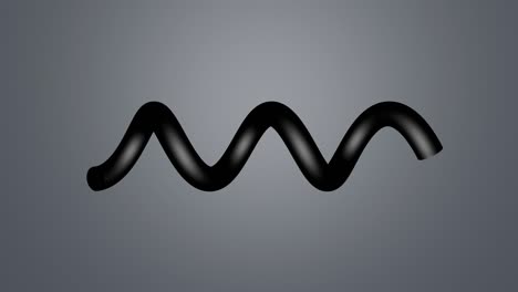 forma de espiral 3d abstracta