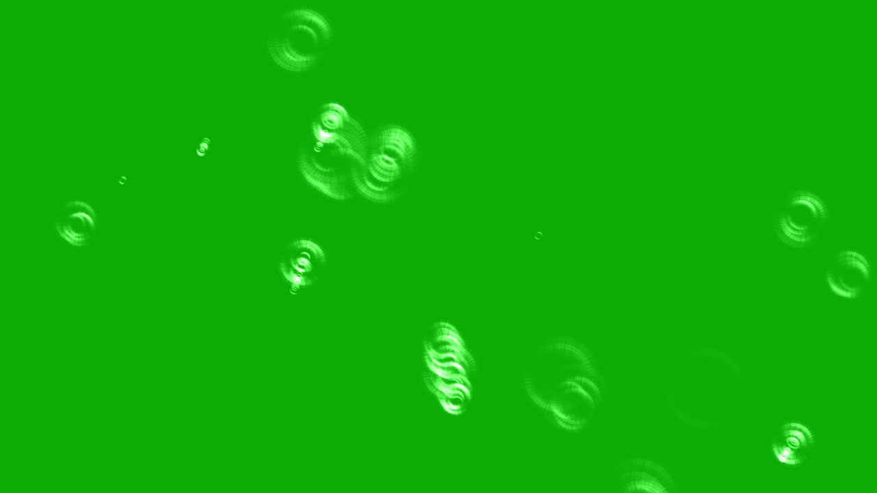 Water ripples motion graphics with green screen background | Premium ...