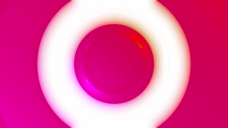 patrón circular abstracto rosa y blanco