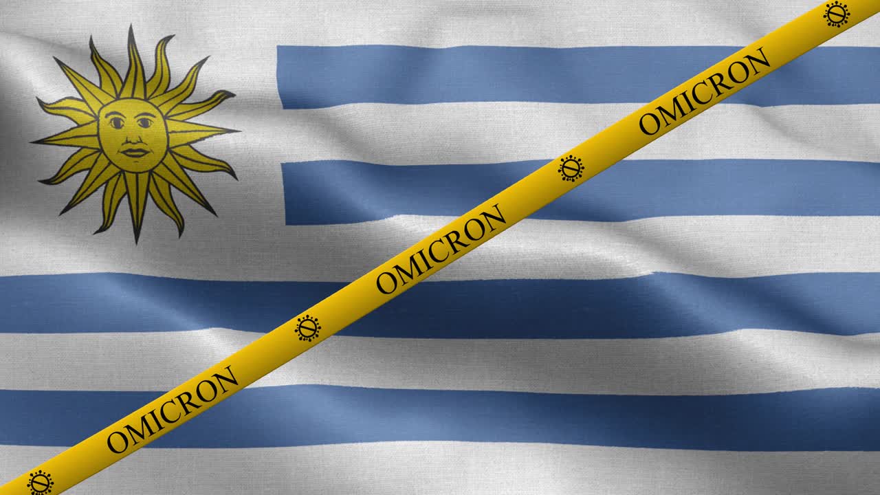 우루과이 발의 오미크론 변종과 금지 줄무 - 우루과이어의 발