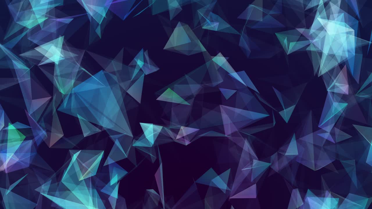 el plexo abstracto las formas de color el bucle de animación