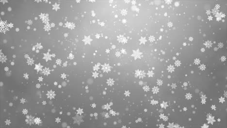 el fondo de los copos de nieve que caen