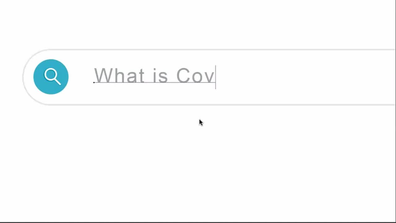 인터넷 브라우저의 검색 표시줄에서 covid-19가 무엇인지 검색 - 닫기