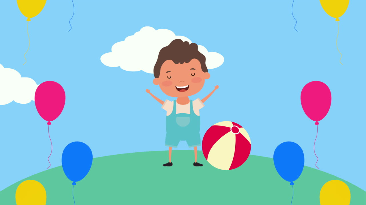 niño pequeño en la escena del campo