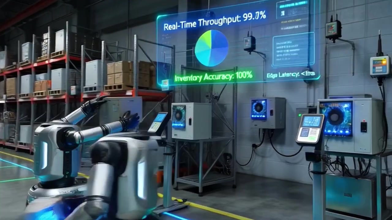 Autonomous Robots Working in a Modern Automated Warehouse Facility