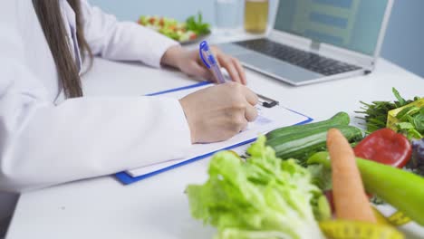 wellness program with vegetables. diet plan.