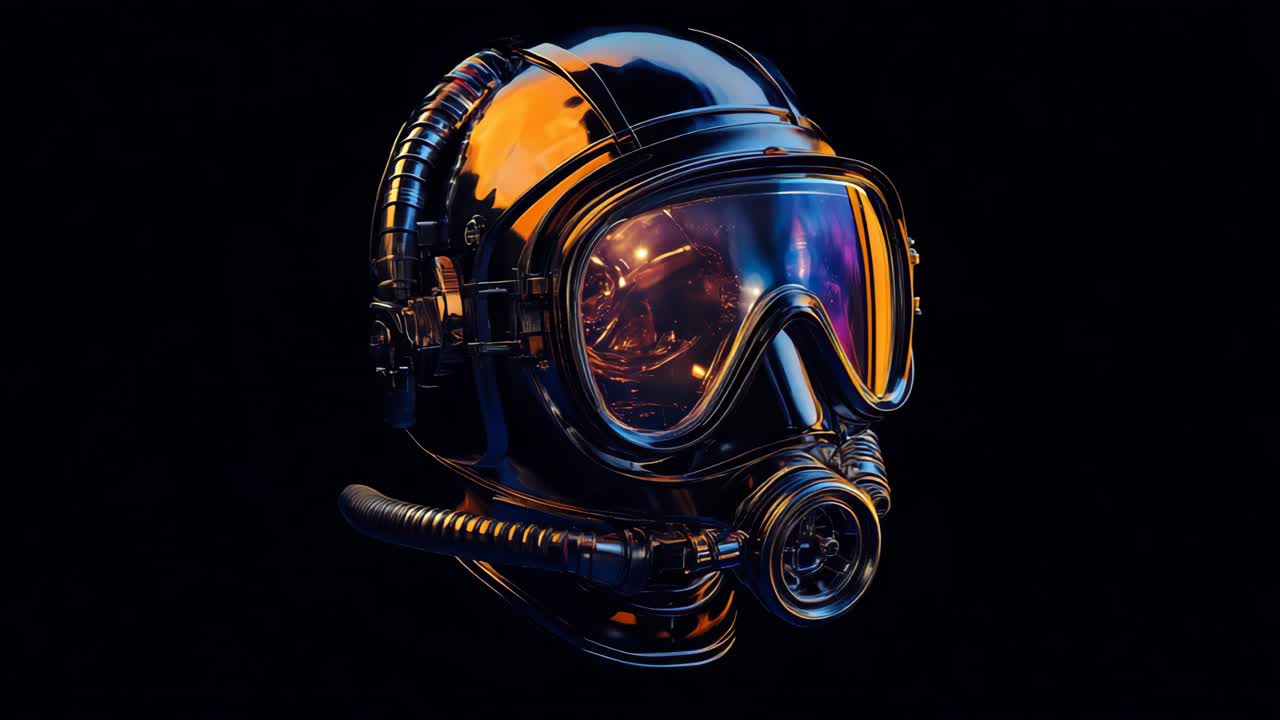 Diving Helmet and Firefighter Helmet 3D Model