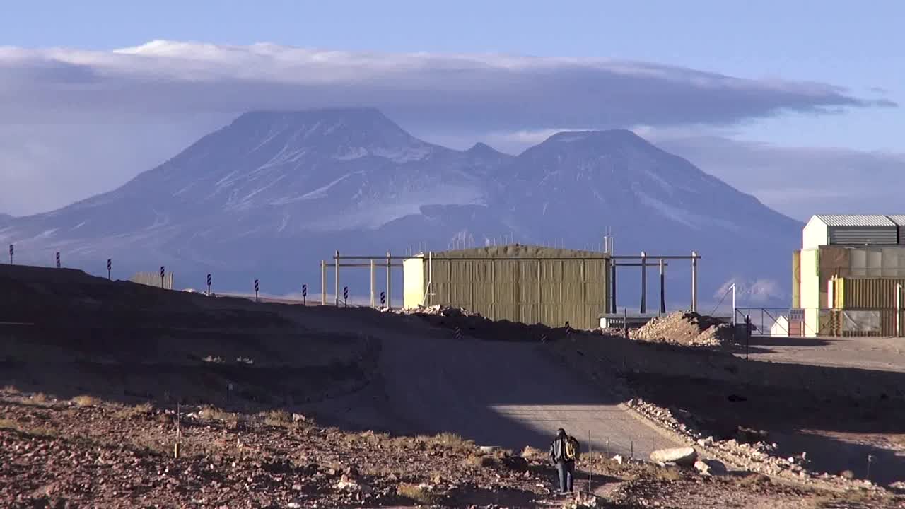 Chajnantor, San Pedro de Atacama, Chile - May 30, 2014 - ALMA Observatory installations, operating center
