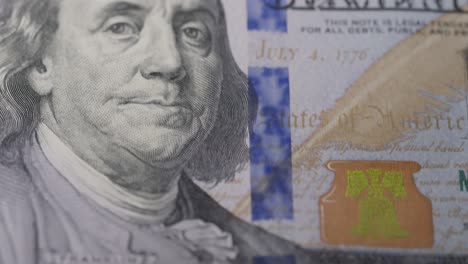 macro muchos billetes de 100 dólares estadounidenses, dinero en efectivo billetes de banco, cien usd, finanzas e inversiones