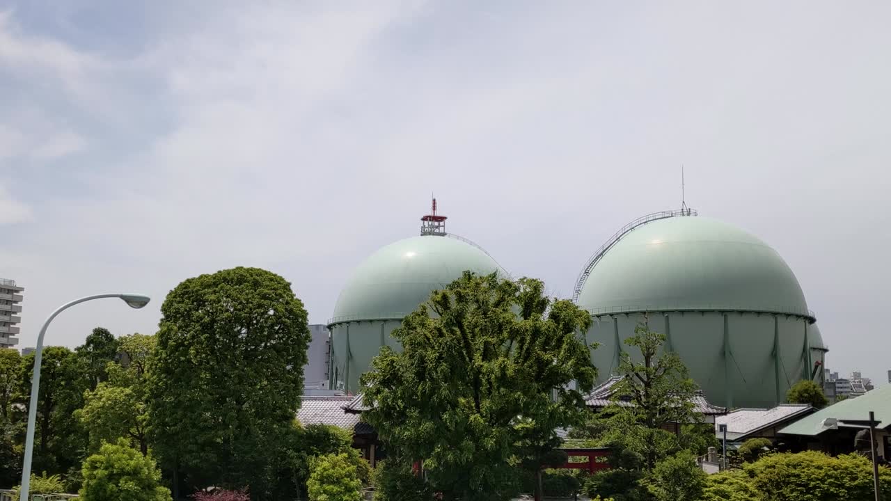 일본에서 가스 크, 도쿄 풍경 2022