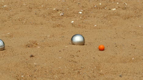 steel balls petanque