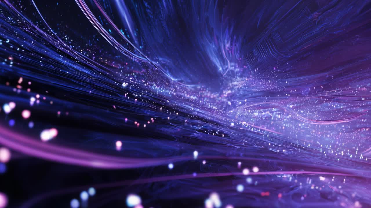 Exploring Vibrant Cosmic Energy: A Mesmerizing Journey Through Swirling Colors and Dazzling Light Particles in a Digital Universe of Infinite Possibilities and Creative Interpretation