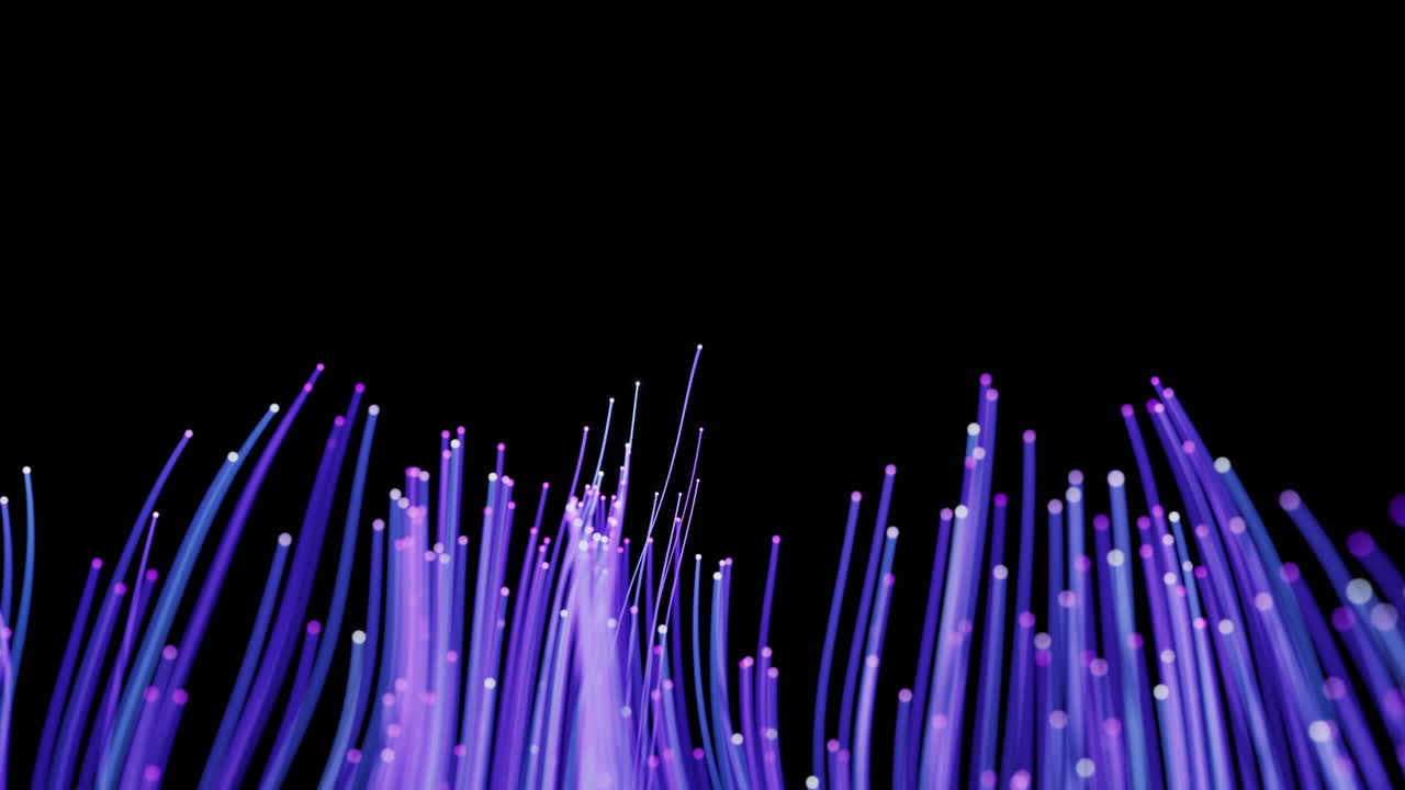 el fondo de líneas curvas de neón fluyentes, renderización en 3d.