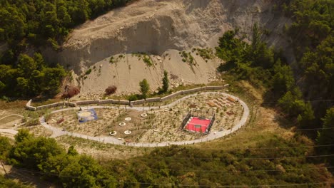 vista fantástica del parque en la naturaleza