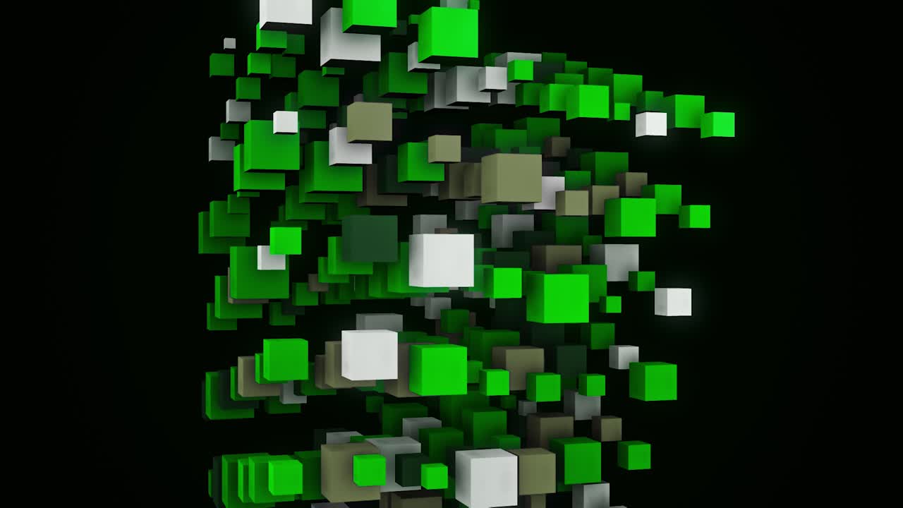 абстрактный 3d-состав кубиков