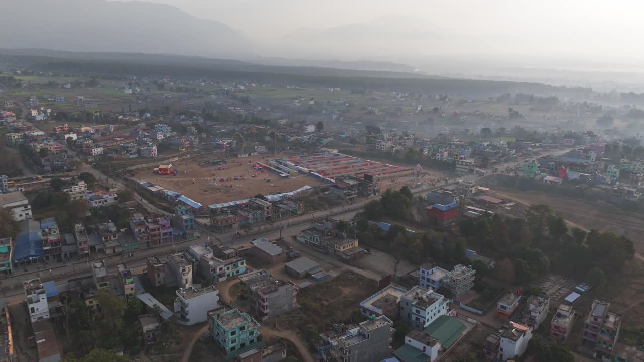 Aerial view of dang tulsipur
