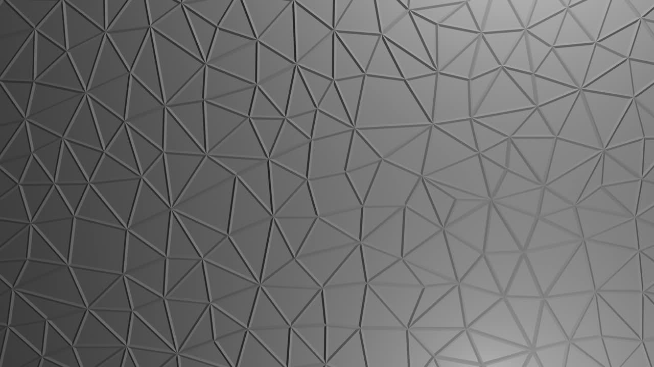 Motion lighting background. Repeat geometric triangle mosaic gray, Visualization 3D render abstraction pattern, nice background texture for advertising or banner.
