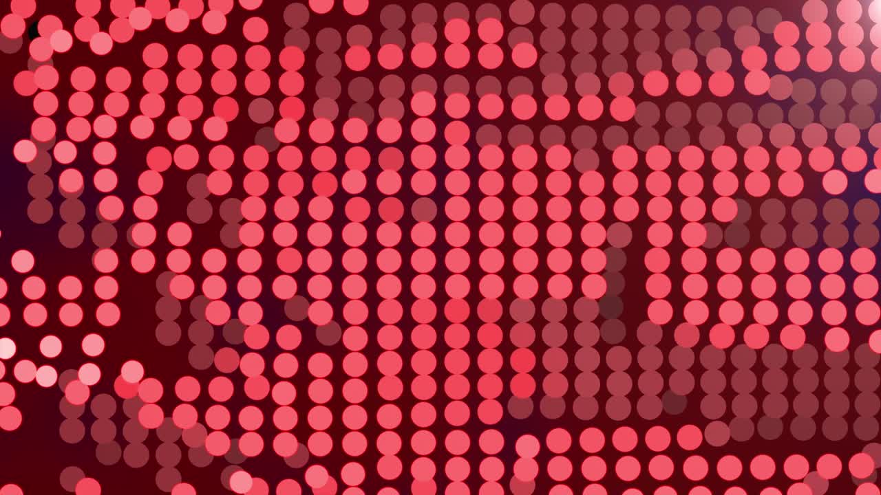 анимированный многоцветный фон круглых частиц