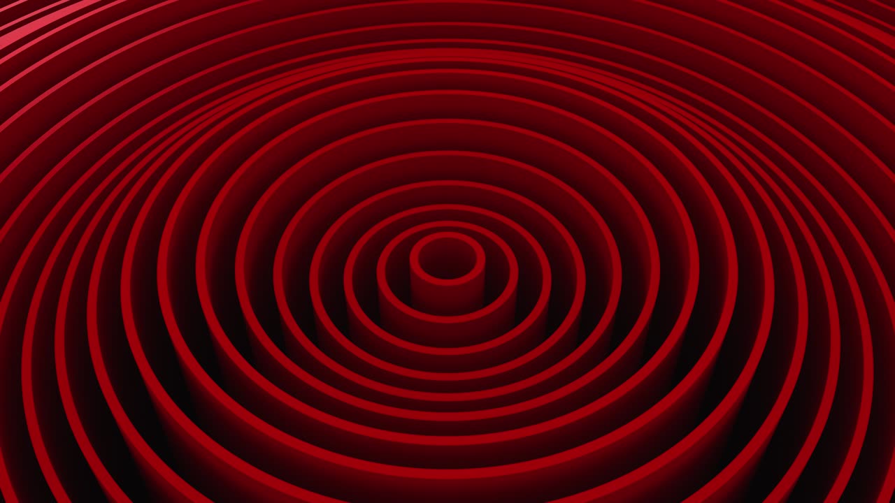 원은 파동을 형성합니다.