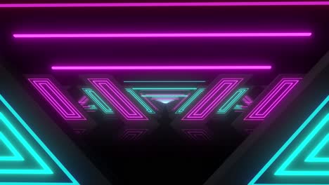 neon tunnel background
