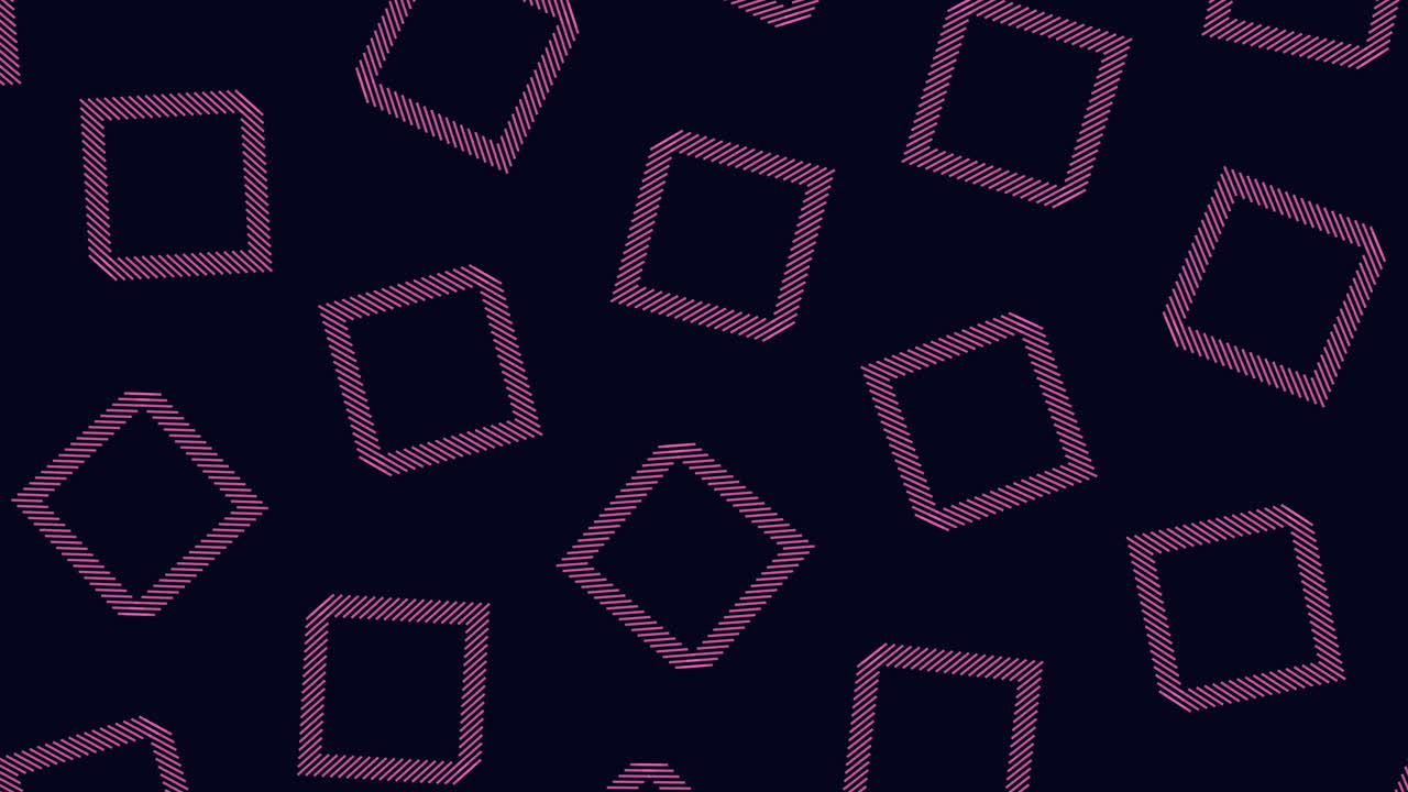 黒のグラデーションにカラフルな線から立方体パターン