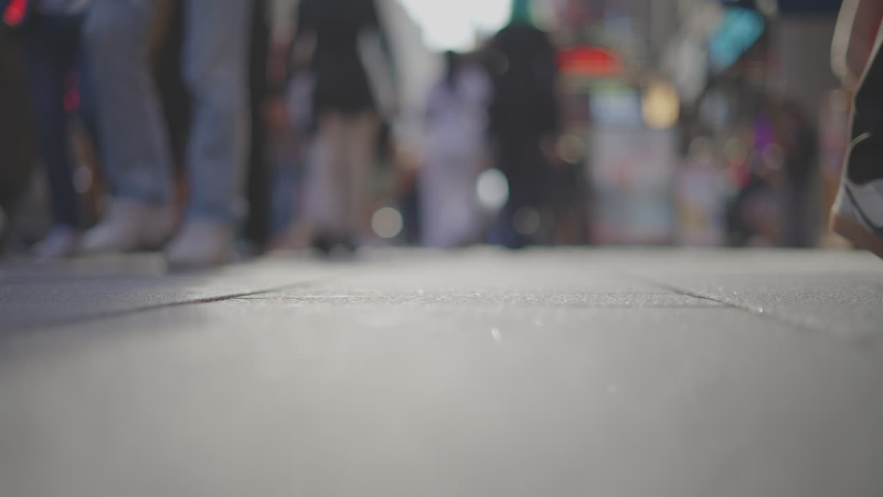 도시 거리 군중