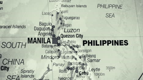 Map of the Philippines and Surrounding Regions