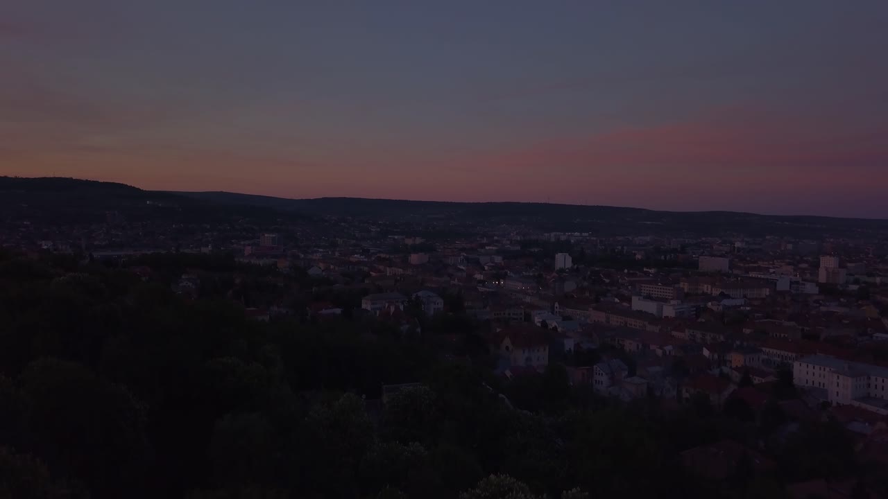 Vista aérea de Cluj, noroeste de Rumanía