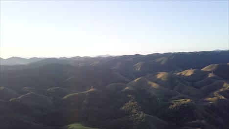 Rugged-peaks-and-hills-near-Engenheiro-Paulo-de-Frontin,-Brazil