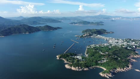 hong kong cheung chau, al suroeste de la isla de hong kong