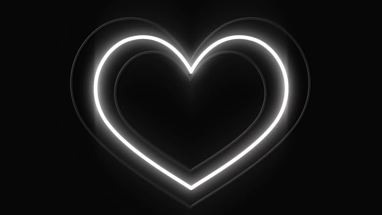 심장 박동의 led 빛 신호