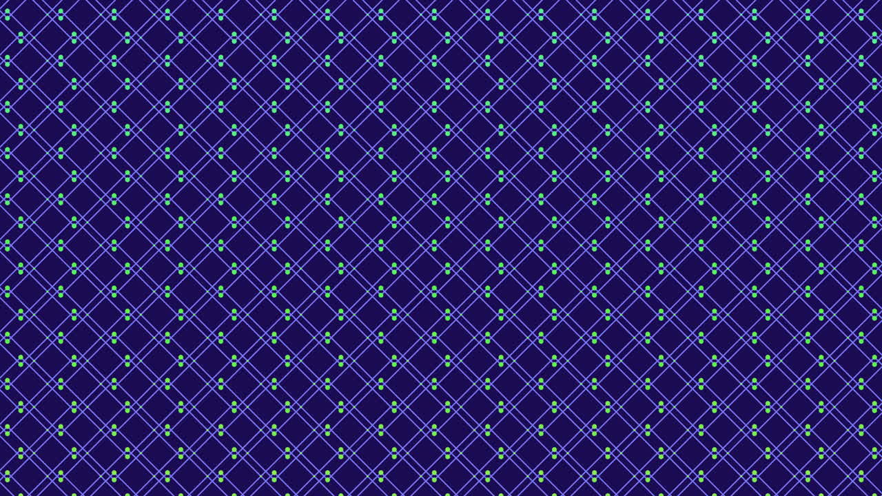 작은 네온 점이 있는 무지개 큐브 1