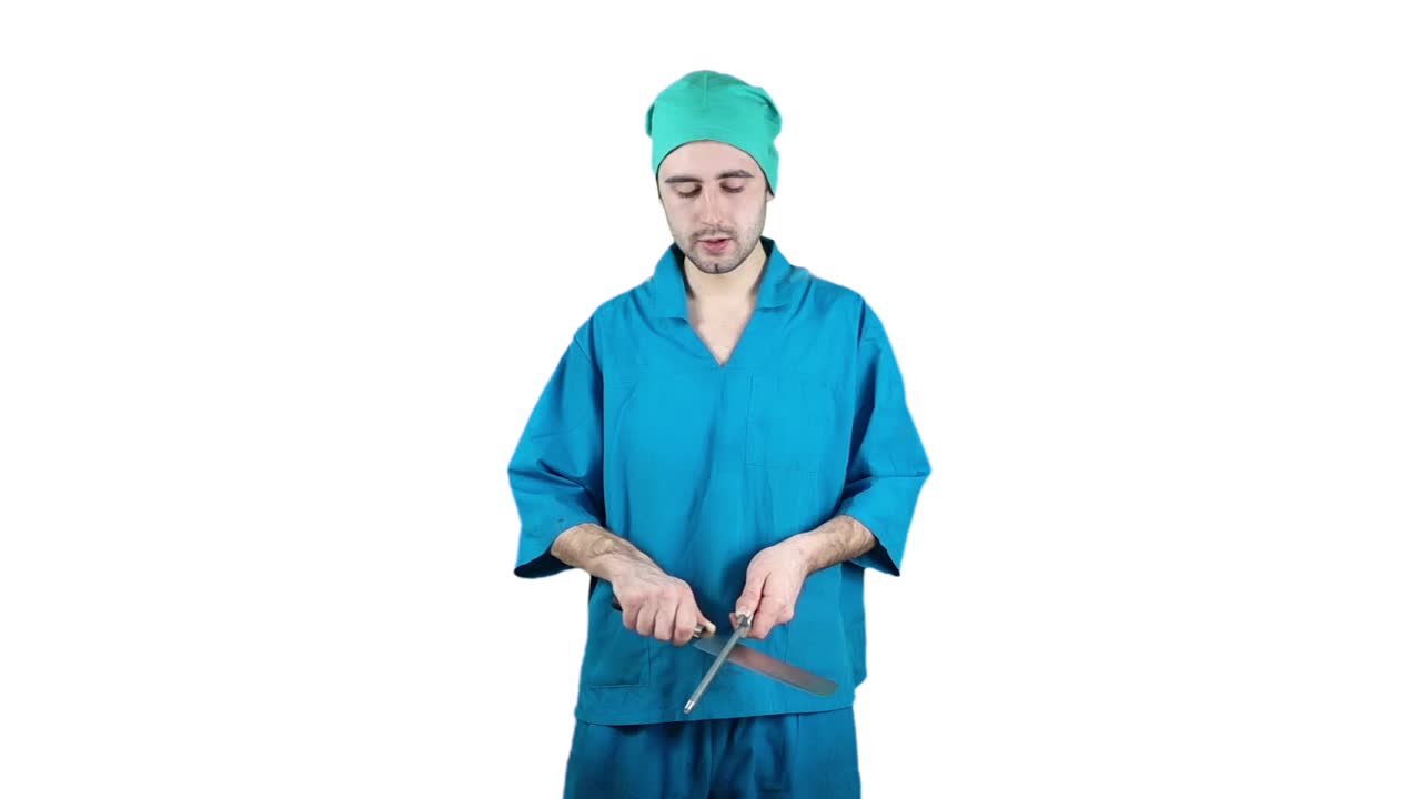 cuchillo de afilado para médicos