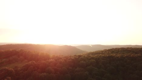 Puesta-De-Sol-Montañas-De-Los-Apalaches-En-Verano