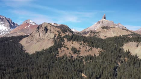 tête de lézard désert national et pic dans le colorado