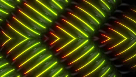abstract glowing neon lines pattern